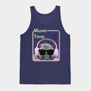 Music time in dog life! Tank Top